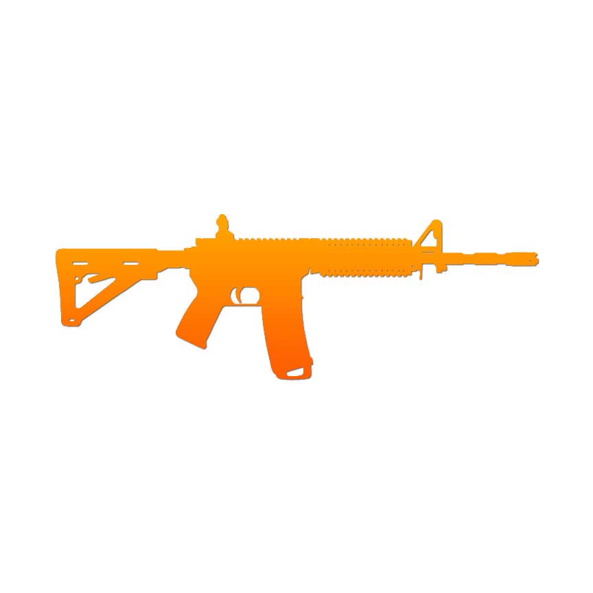 AR-15 Assault Rifle Gun - Decal Sticker - Multiple Patterns